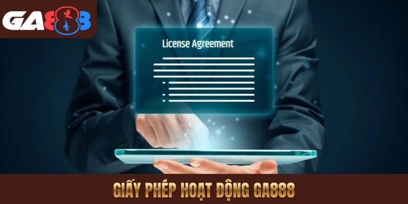 Giấy phép hoạt động GA888