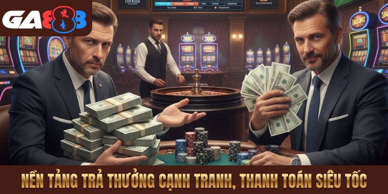 Nền tảng trả thưởng cạnh tranh, thanh toán siêu tốc